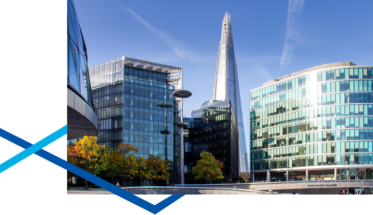 A view of the Shard building